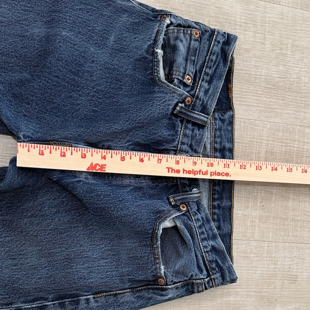 Levi's 501 Original Fit Jeans w30 L30 Button Fly Vintage Classic Straight Icon - Picture 9 of 13